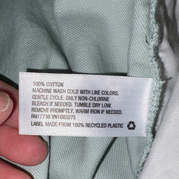 Universal Thread Women’s 100% Cotton Light Green Sleeveless Dress EUC 14 - Picture 9 of 11